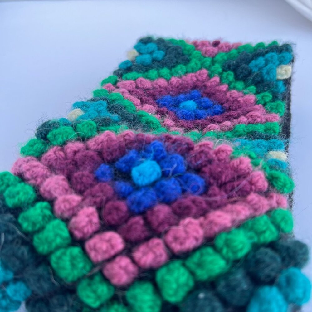 Andes Gifts Alpaca Knit Headband Multicolor Handcrafted Peru - Picture 5 of 11